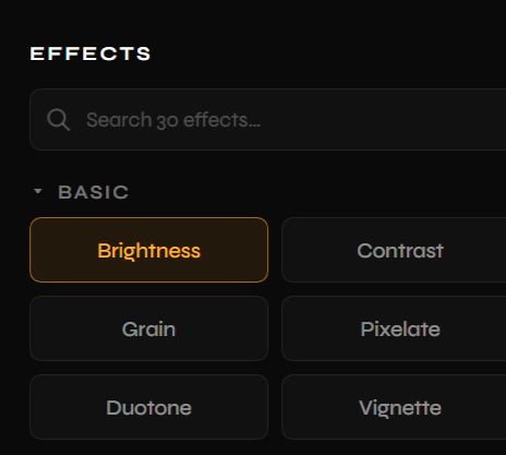 Choose an effect